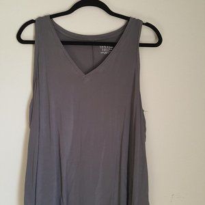 TIME AND TRU Tank Top XXL (20) Gray Workout Wear
